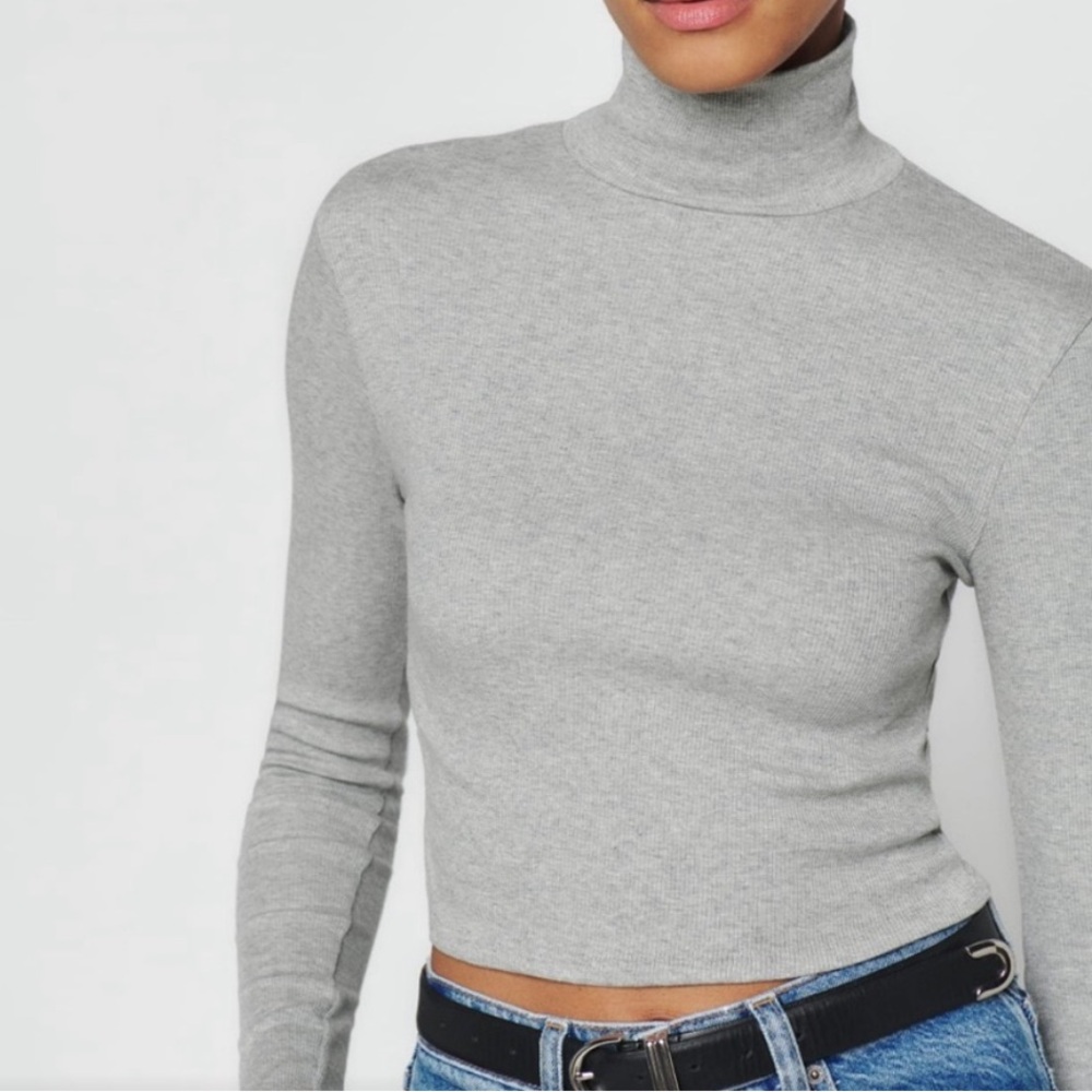 Reformation gray turtleneck
